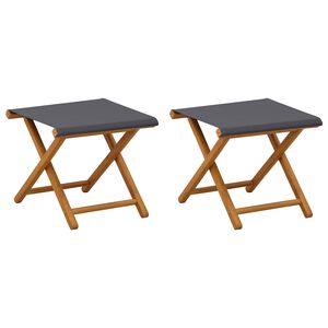 vidaXL Leh&aacute;tko 2 pcs Mas&iacute;vne eukalyptov&eacute; drevo Siv&aacute;