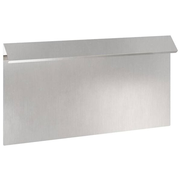 vidaXL Slim&aacute;kov&aacute; ohrada 16 pcs Strieborn&aacute; 50 x 3,5 x 25 cm