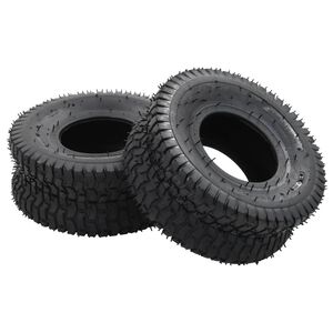 vidaXL 4-dielna sada pneumat&iacute;k a du&scaron;&iacute; pre f&uacute;rik gumen&aacute; 15x6.00-6 4PR