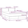 vidaXL Box Spring Posteľ s matracom Svetlosivá 140x220 cm Zamat