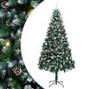 vidaXL Umel&yacute; vianočn&yacute; stromček Zelen&aacute; 240 cm PVC a Oceľ a Plast