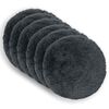 vidaXL Poťah na podložku 6 pcs HEERLEN Antracitov&aacute; &Oslash; 50 cm PV fleece