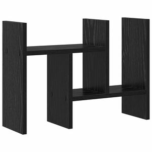 vidaXL Organiz&eacute;r na pult Čierny dub 50 x 15,5 x 35,5 cm