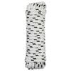 vidaXL Lano na čln 14 mm 6 m Biela a čierna Polyester