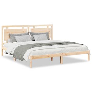 vidaXL Extra dlh&aacute; posteľ bez matraca 200x220 cm mas&iacute;vne drevo