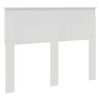 vidaXL Zadn&eacute; čelo Biela 120 cm Kompozitn&eacute; drevo