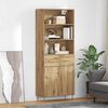 vidaXL Highboard Remeseln&yacute; dub 69,5 x 34 x 180 cm Kompozitn&eacute; drevo