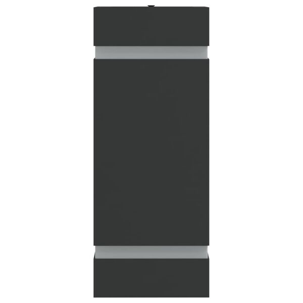 vidaXL Vonkaj&scaron;ie n&aacute;stenn&eacute; svetl&aacute; 2 ks čierne nehrdzavej&uacute;ca oceľ