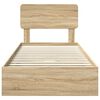 vidaXL &Uacute;ložn&aacute; posteľ Sonoma dub 90 x 200 cm Kompozitn&eacute; drevo