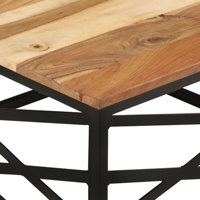 vidaXL Konferenčný stolík 68x68x35 cm masívne akáciové drevo