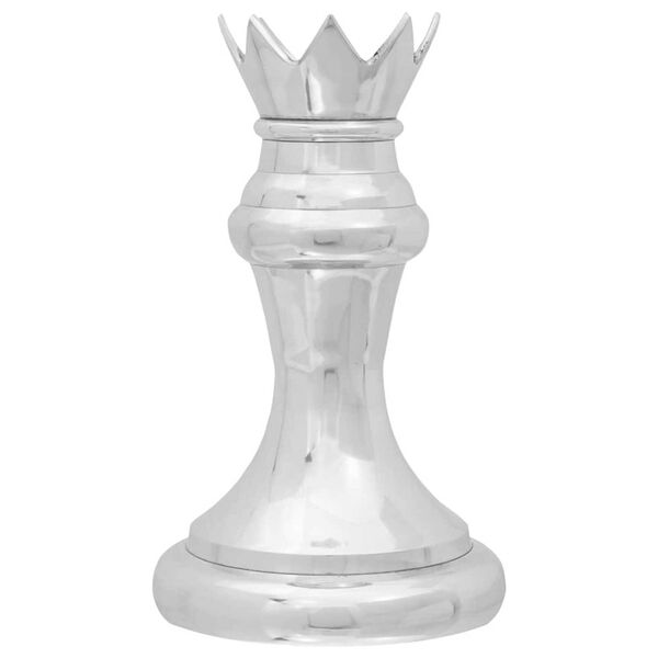 vidaXL Sochy Strieborná Hliník