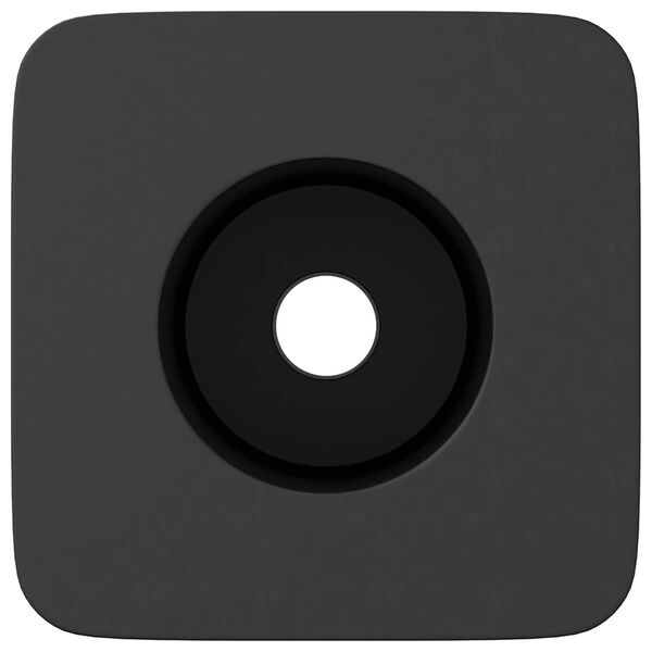 vidaXL Držiak z&aacute;suvky 2 pcs Čierna 15 x 15 x 15mm PP kopolym&eacute;r