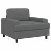 vidaXL Kreslo Tmavosiv&aacute; L&aacute;tka