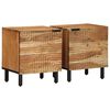 vidaXL Nočn&eacute; stol&iacute;ky 2 ks 40x33x46 cm mas&iacute;vne drevo ak&aacute;cia