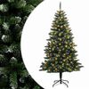 vidaXL Umel&yacute; Skl&aacute;pac&iacute; Vianočn&yacute; Stromček 150 cm 150 LED Tepl&aacute; biela