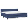 vidaXL Boxspring posteľ s matracom modr&aacute; 200x200 cm l&aacute;tka