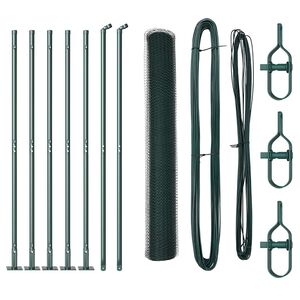 vidaXL Stĺp na plot. Zelen&aacute;