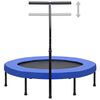vidaXL Fitness trampolína s rukoväťou a bezpečnostnou podložkou 122 cm