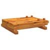 vidaXL Pracovn&yacute; st&ocirc;l so zver&aacute;kom 52x44x9,5 cm ak&aacute;ciov&yacute; mas&iacute;v