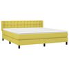 vidaXL Boxspring posteľ s matracom zelen&aacute; 160x200 cm l&aacute;tka