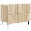 vidaXL Nočn&yacute; stol&iacute;k Dub sonoma 62 x 34,5 x 49,5 cm Kompozitn&eacute; drevo
