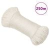 vidaXL Pracovn&eacute; lano biele 3 mm 250 m polypropyl&eacute;n