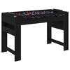 vidaXL Stoln&yacute; futbal Čierny Dub 125 x 60,5 x 80 cm Kompozitn&eacute; drevo