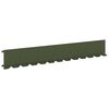 vidaXL Obrubn&iacute;k tr&aacute;vnika 10 ks 102 x 15 x 4 cm Oceľ Olivovo zelen&aacute;