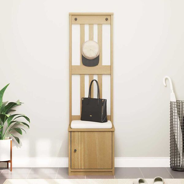 vidaXL Halový strom SANDNES 45x40x159,5 cm masívna borovica