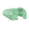 vidaXL F&oacute;liovn&iacute;k s oceľov&yacute;m r&aacute;mom zelen&yacute; 24 m&sup2; 8x3x2 m