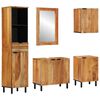 vidaXL Set kabinetov do k&uacute;peľne 5 ks Pr&iacute;rodn&aacute; 38 x 33 x 160 cm