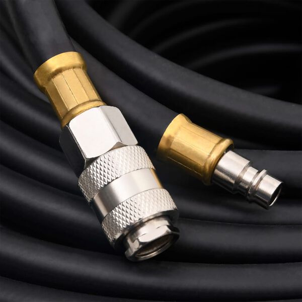 vidaXL Hybridn&aacute; vzduchov&aacute; hadica, čierna 0,6" 50 m, guma a PVC