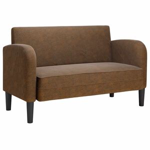 vidaXL Loveseat pohovka hned&aacute; 110 cm umel&aacute; koža