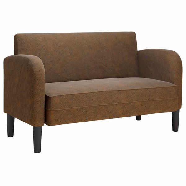 vidaXL Loveseat pohovka hned&aacute; 110 cm umel&aacute; koža