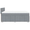 vidaXL Boxspring posteľ s matracom bledosiv&aacute; 140x200 cm l&aacute;tka