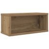 vidaXL Roh na skladovanie CD Dub artisan 40 x 17 x 17 cm