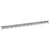 vidaXL Obrubn&iacute;k tr&aacute;vnika 10 pcs 102 x 4 x 4 cm Oceľ Strieborn&aacute;