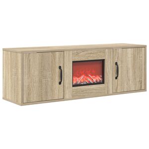 vidaXL Elektrick&yacute; krb Sonoma 110 x 30 x 36,5 cm Kompozitn&eacute; drevo