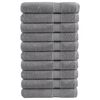 vidaXL Pr&eacute;miov&eacute; uter&aacute;ky SOLUND 10 ks siv&eacute; 100x200 cm 600 g/m2