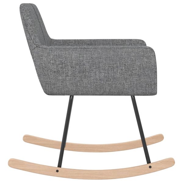 vidaXL Hojdacie kreslo bledosiv&eacute; l&aacute;tkov&eacute;