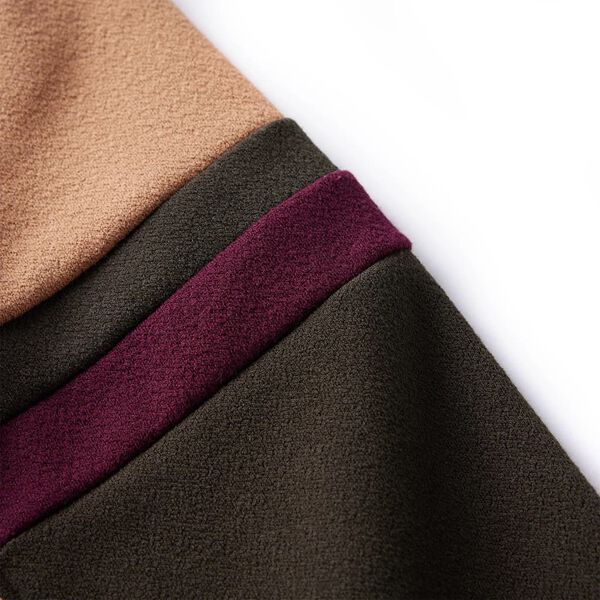 Detsk&aacute; mikina tmav&aacute; kaki a ťavia 116