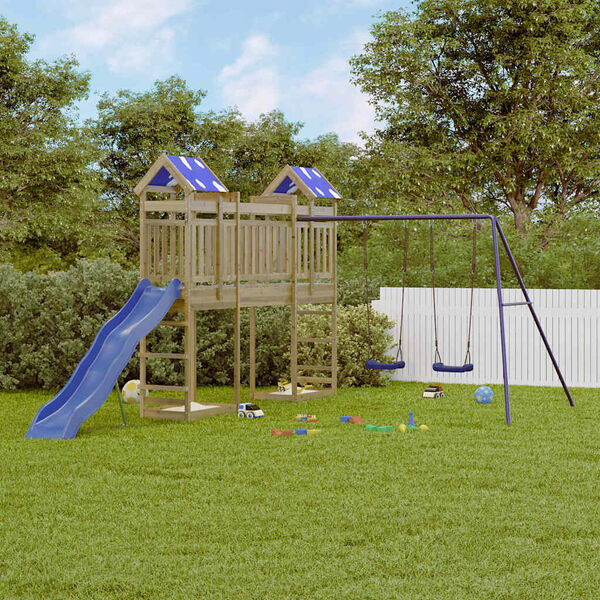 vidaXL Vonkaj&scaron;ia s&uacute;prava na hranie impregnovan&aacute; borovica