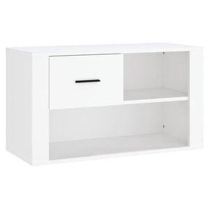 vidaXL Botn&iacute;k biely 80x35x45 cm spracovan&eacute; drevo