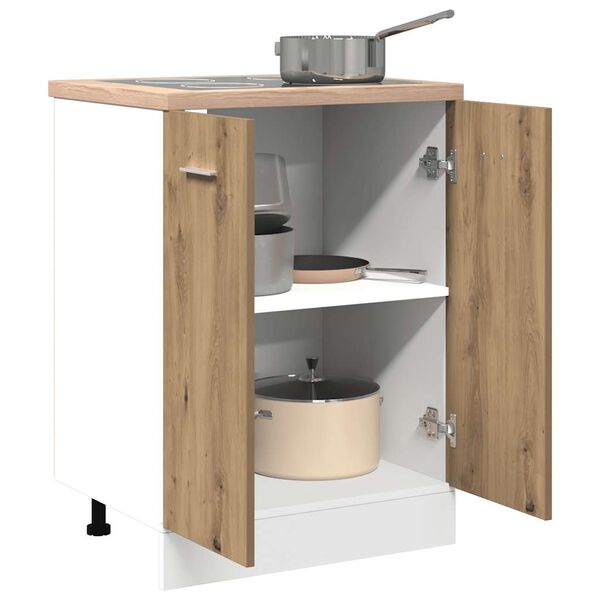 vidaXL Spodn&aacute; skrinka &ldquo;Lyon&rdquo;, dub artisan 60x46x81,5 cm