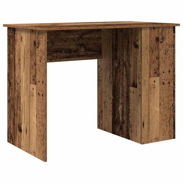 vidaXL Stôl Old Wood 100x55x75 cm Engineered Wood