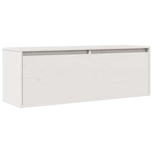 vidaXL N&aacute;stenn&aacute; skrinka biela 100x30x35 cm mas&iacute;vna borovica