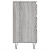 vidaXL Komoda sivý dub sonoma 60x35x70 cm spracované drevo