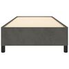 vidaXL Posteľ bez matraca tmavosiv&aacute; 90x190 cm zamat