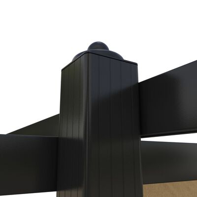 vidaXL Záhradný altánok so zaťahovacou strechou 3x3 m sivohnedý