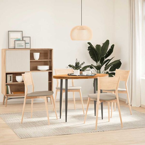 vidaXL Stolov&aacute; doska bledohned&aacute; 100x50x4 cm dubov&yacute; mas&iacute;v ov&aacute;lny